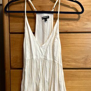 Express Women's White Tank Top